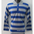 Autumn Long Sleeve Striped Polo T-Shirts